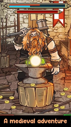Medieval Clicker Blacksmith GAMEHAYVL