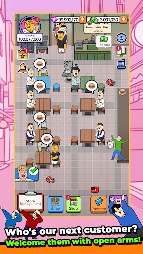 Alley Restaurant Tycoon APKPURE