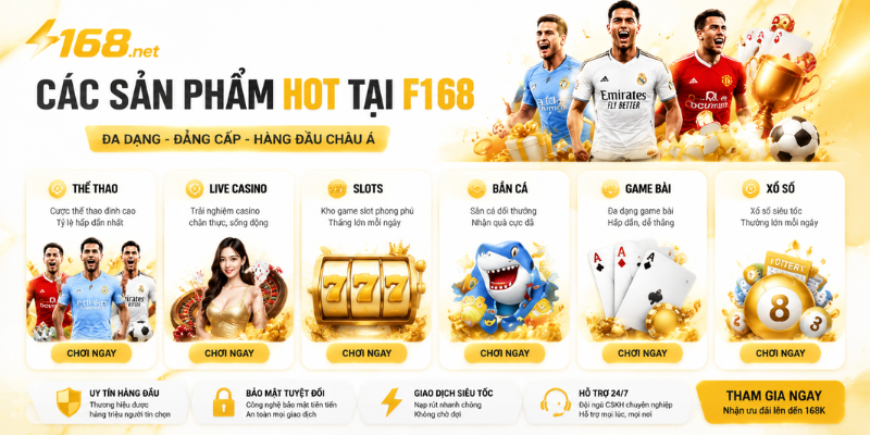 Các sản phẩm hot tại F168