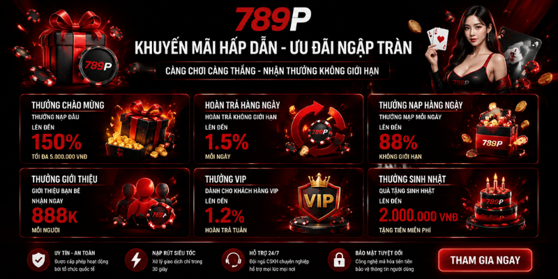 789P.GG khuyến mãi và ưu đãi hấp dẫn cho hội viên